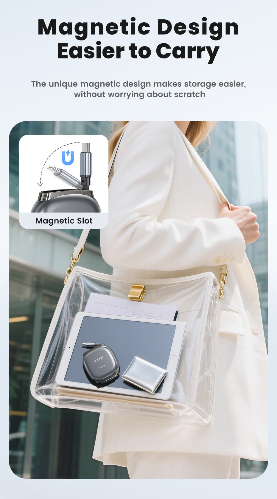 Toocki Retractable Phone Data Cable